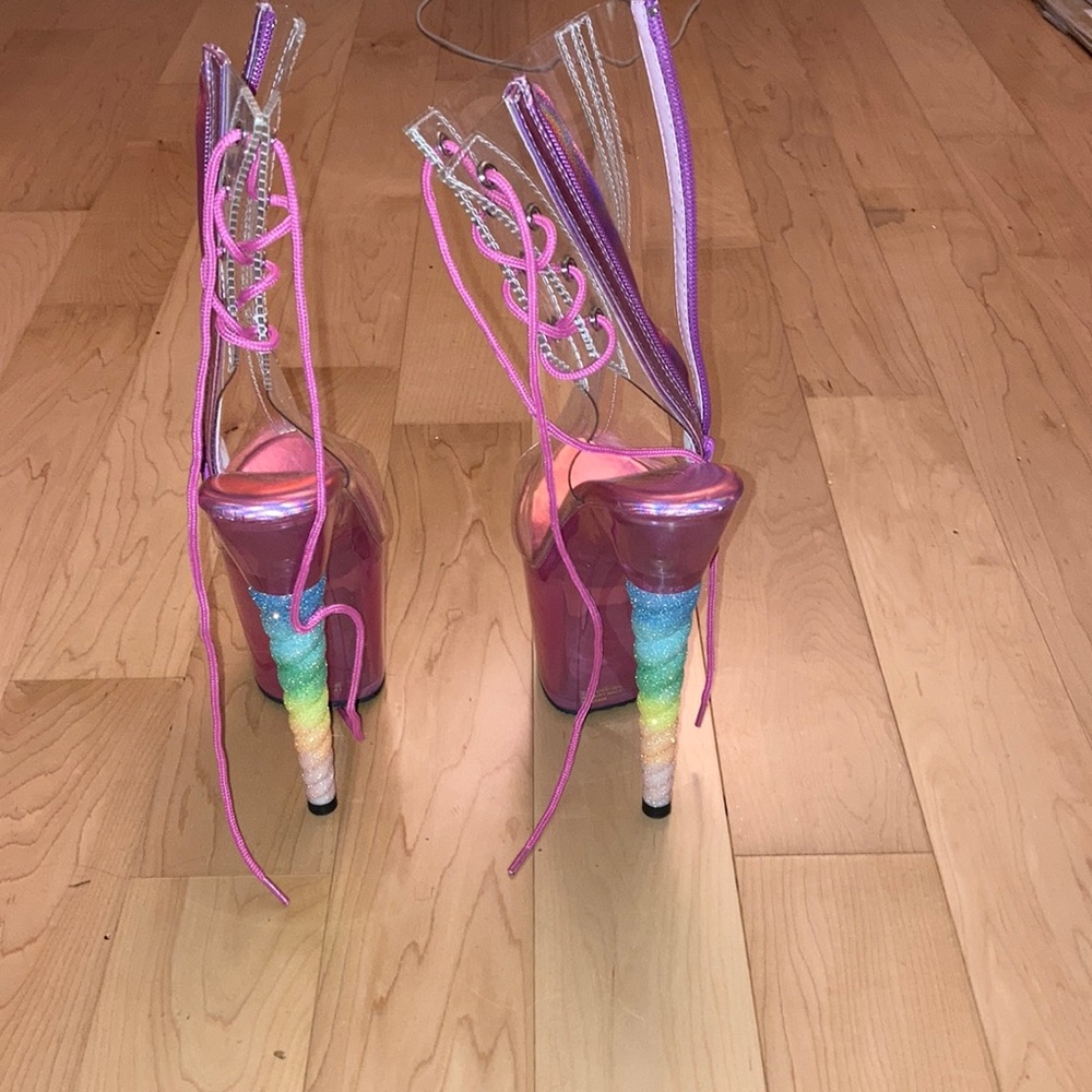 Dollskill Magic Dancer Unicorn Platform Heels - image 2